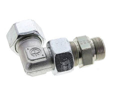 25S & M33x2 Zink plated Steel Elbow Cutting Fitting with Male Threads 400 bar Adjustable ISO 8434-1