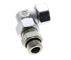 25S & M33x2 Zink plated Steel Elbow Cutting Fitting with Male Threads 400 bar Adjustable ISO 8434-1