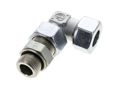 25S & M33x2 Zink plated Steel Elbow Cutting Fitting with Male Threads 400 bar Adjustable ISO 8434-1