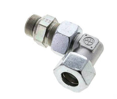 25S & M33x2 Zink plated Steel Elbow Cutting Fitting with Male Threads 400 bar Adjustable ISO 8434-1