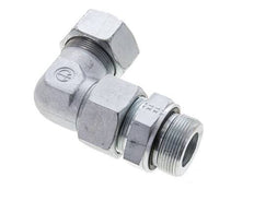 30S & M42x2 Zink plated Steel Elbow Cutting Fitting with Male Threads 400 bar Adjustable ISO 8434-1