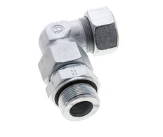 30S & M42x2 Zink plated Steel Elbow Cutting Fitting with Male Threads 400 bar Adjustable ISO 8434-1