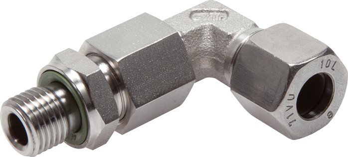 30S & G1-1/4'' Stainless Steel Elbow Cutting Fitting with Male Threads 400 bar Adjustable ISO 8434-1