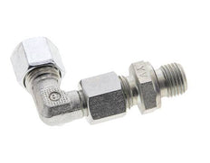 8L & G1/4'' Zink plated Steel Elbow Cutting Fitting with Male Threads 315 bar Adjustable ISO 8434-1