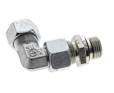 15L & G1/2'' Zink plated Steel Elbow Cutting Fitting with Male Threads 315 bar Adjustable ISO 8434-1