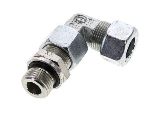 15L & G1/2'' Zink plated Steel Elbow Cutting Fitting with Male Threads 315 bar Adjustable ISO 8434-1