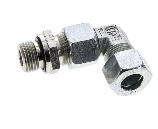 15L & G1/2'' Zink plated Steel Elbow Cutting Fitting with Male Threads 315 bar Adjustable ISO 8434-1