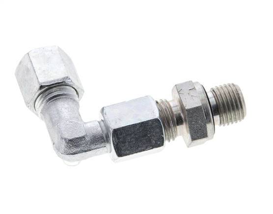 6S & G1/4'' Zink plated Steel Elbow Cutting Fitting with Male Threads 630 bar Adjustable ISO 8434-1