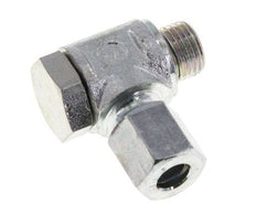 6LL & M10x1 Zink plated Steel Swivel Joint Cutting Fitting with Male Threads 100 bar Rotatable ISO 8434-1