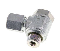 6LL & M10x1 Zink plated Steel Swivel Joint Cutting Fitting with Male Threads 100 bar Rotatable ISO 8434-1
