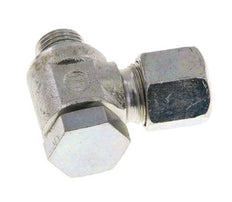 8LL & M10x1 Zink plated Steel Swivel Joint Cutting Fitting with Male Threads 100 bar Rotatable ISO 8434-1