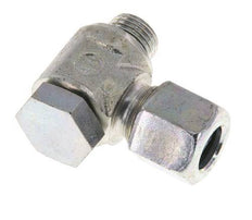 8LL & M10x1 Zink plated Steel Swivel Joint Cutting Fitting with Male Threads 100 bar Rotatable ISO 8434-1