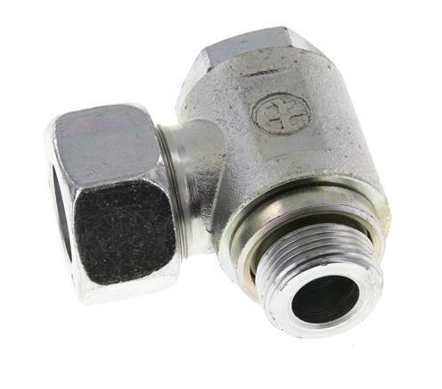 18L & M22x1.5 Zink plated Steel Swivel Joint Cutting Fitting with Male Threads 160 bar Rotatable ISO 8434-1