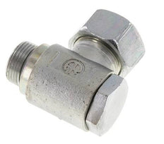 18L & M22x1.5 Zink plated Steel Swivel Joint Cutting Fitting with Male Threads 160 bar Rotatable ISO 8434-1