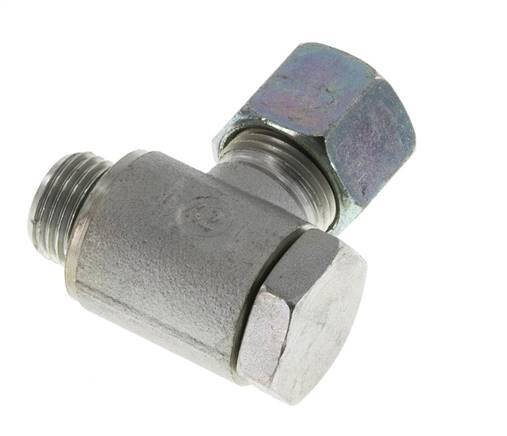 10S & M16x1.5 Zink plated Steel Swivel Joint Cutting Fitting with Male Threads 250 bar Rotatable ISO 8434-1