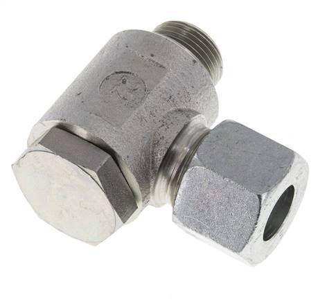 14S & M20x1.5 Zink plated Steel Swivel Joint Cutting Fitting with Male Threads 250 bar Rotatable ISO 8434-1