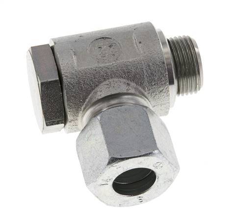 14S & M20x1.5 Zink plated Steel Swivel Joint Cutting Fitting with Male Threads 250 bar Rotatable ISO 8434-1