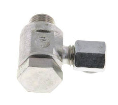 4LL & G1/8'' Zink plated Steel Swivel Joint Cutting Fitting with Male Threads 100 bar Rotatable ISO 8434-1
