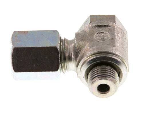 6L & G1/8'' Zink plated Steel Swivel Joint Cutting Fitting with Male Threads 250 bar Rotatable ISO 8434-1