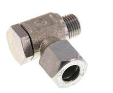 10L & G1/4'' Zink plated Steel Swivel Joint Cutting Fitting with Male Threads 250 bar Rotatable ISO 8434-1