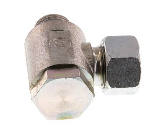 15L & G1/2'' Zink plated Steel Swivel Joint Cutting Fitting with Male Threads 250 bar Rotatable ISO 8434-1