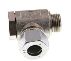 15L & G1/2'' Zink plated Steel Swivel Joint Cutting Fitting with Male Threads 250 bar Rotatable ISO 8434-1
