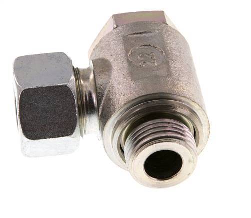 15L & G1/2'' Zink plated Steel Swivel Joint Cutting Fitting with Male Threads 250 bar Rotatable ISO 8434-1