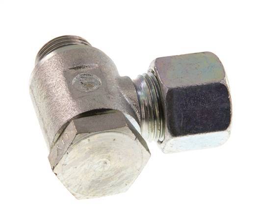 10S & G3/8'' Zink plated Steel Swivel Joint Cutting Fitting with Male Threads 250 bar Rotatable ISO 8434-1