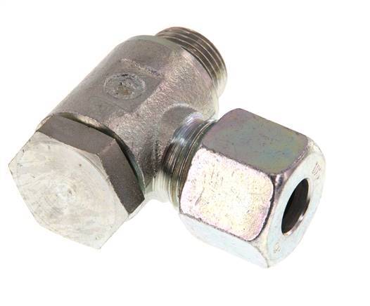 10S & G3/8'' Zink plated Steel Swivel Joint Cutting Fitting with Male Threads 250 bar Rotatable ISO 8434-1