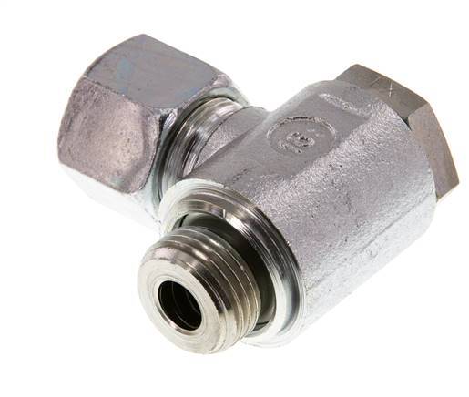 14S & G1/2'' Zink plated Steel Swivel Joint Cutting Fitting with Male Threads 250 bar Rotatable ISO 8434-1