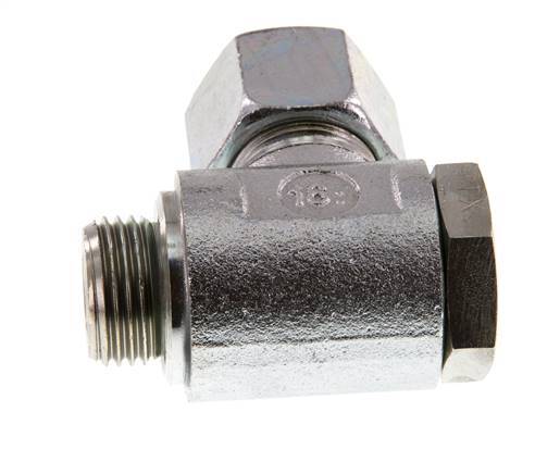 14S & G1/2'' Zink plated Steel Swivel Joint Cutting Fitting with Male Threads 250 bar Rotatable ISO 8434-1