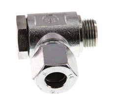 14S & G1/2'' Zink plated Steel Swivel Joint Cutting Fitting with Male Threads 250 bar Rotatable ISO 8434-1