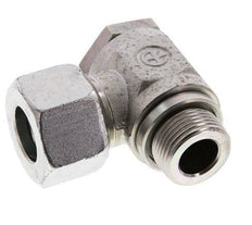 20S & G3/4'' Zink plated Steel Swivel Joint Cutting Fitting with Male Threads 160 bar Rotatable ISO 8434-1