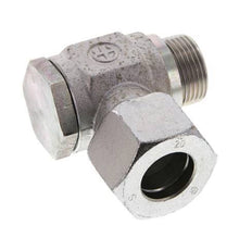 20S & G3/4'' Zink plated Steel Swivel Joint Cutting Fitting with Male Threads 160 bar Rotatable ISO 8434-1