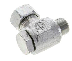 18L & M22x1.5 Zink plated Steel Swivel Joint Cutting Fitting with Male Threads 315 bar Rotatable ISO 8434-1