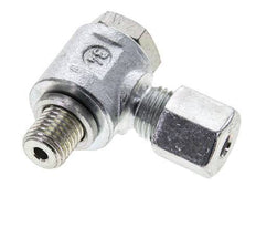 6S & M12x1.5 Zink plated Steel Swivel Joint Cutting Fitting with Male Threads 400 bar Rotatable ISO 8434-1