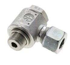 12S & M18x1.5 Zink plated Steel Swivel Joint Cutting Fitting with Male Threads 400 bar Rotatable ISO 8434-1