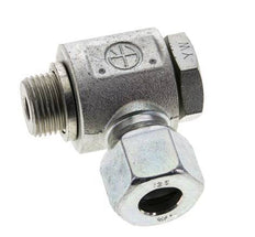 12S & M18x1.5 Zink plated Steel Swivel Joint Cutting Fitting with Male Threads 400 bar Rotatable ISO 8434-1