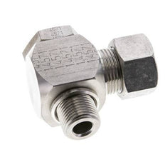 15L & M18x1.5 Stainless Steel Swivel Joint Cutting Fitting with Male Threads 315 bar Rotatable ISO 8434-1