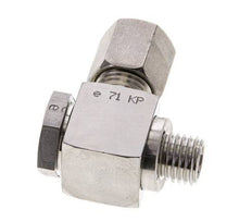 6S & M12x1.5 Stainless Steel Swivel Joint Cutting Fitting with Male Threads 400 bar Rotatable ISO 8434-1