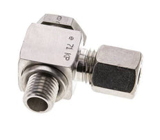 6S & M12x1.5 Stainless Steel Swivel Joint Cutting Fitting with Male Threads 400 bar Rotatable ISO 8434-1