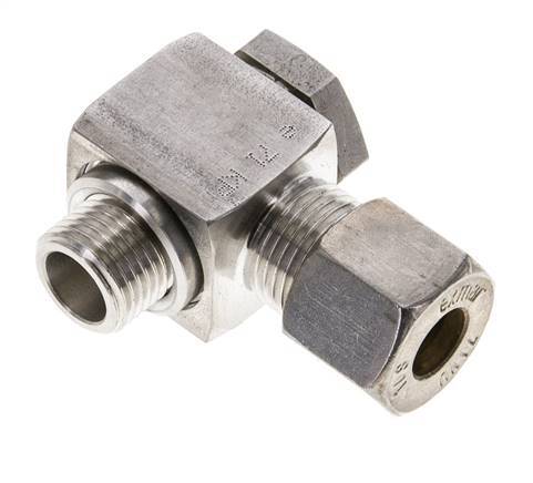 10S & M16x1.5 Stainless Steel Swivel Joint Compression Fitting with Male Threads 400 bar Rotatable ISO 8434-1