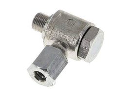 6L & G1/8'' Zink plated Steel Swivel Joint Cutting Fitting with Male Threads 315 bar Rotatable ISO 8434-1