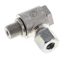 8L & G1/4'' Zink plated Steel Swivel Joint Cutting Fitting with Male Threads 315 bar Rotatable ISO 8434-1
