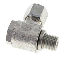 8L & G1/4'' Zink plated Steel Swivel Joint Cutting Fitting with Male Threads 315 bar Rotatable ISO 8434-1