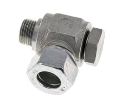 18L & G1/2'' Zink plated Steel Swivel Joint Cutting Fitting with Male Threads 315 bar Rotatable ISO 8434-1