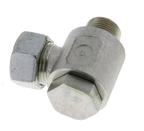22L & G3/4'' Zink plated Steel Swivel Joint Cutting Fitting with Male Threads 160 bar Rotatable ISO 8434-1