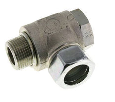 28L & G1'' Zink plated Steel Swivel Joint Cutting Fitting with Male Threads 160 bar Rotatable ISO 8434-1