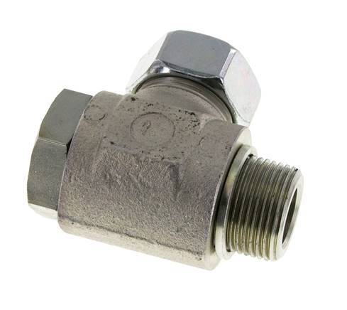 28L & G1'' Zink plated Steel Swivel Joint Cutting Fitting with Male Threads 160 bar Rotatable ISO 8434-1