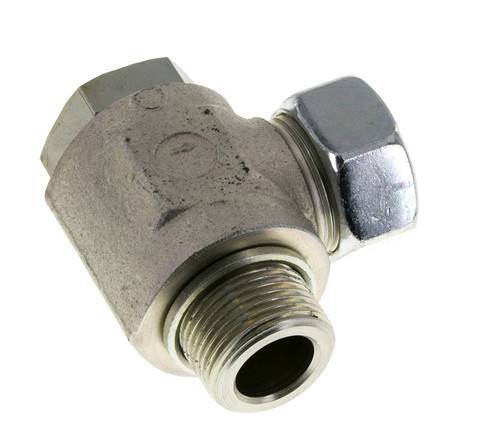 28L & G1'' Zink plated Steel Swivel Joint Cutting Fitting with Male Threads 160 bar Rotatable ISO 8434-1